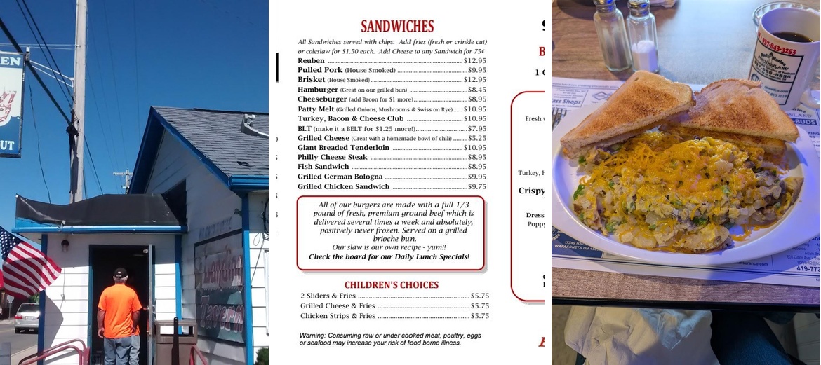 The Landing Tavern Menu