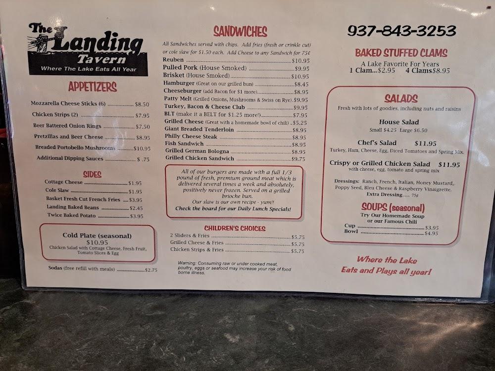 The Landing Tavern Menu image 3